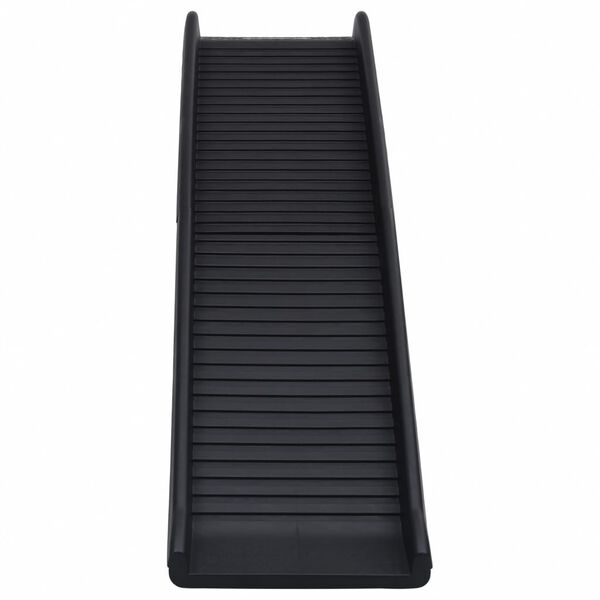 vidaXL Dog Ramp Black Polypropylene Medium Foldable Dog Ramp