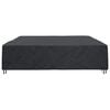 vidaXL Furniture Cover Plain Black 157.48 x 118.11 x 27.56 in 600D