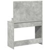 vidaXL Dressing Table Concrete Grey 39.37 x 16.14 x 53.15 in
