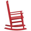 vidaXL Rocking Chair Red Poplar wood Small Durable Rocking Chair