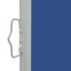 vidaXL Side Awning Blue Polyester with PU coating 55.1 x 118.1 in