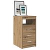 vidaXL Drawer Cabinet Artisan Oak Engineered Wood Medium Drawer Cabinet