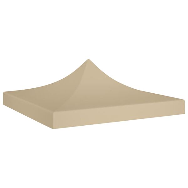 vidaXL Party Tent Roof 9.8'x9.8' Beige 0.9 oz/ft²