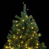 vidaXL Artificial Hinged Christmas Tree 150 LEDs 47.2"