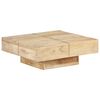 vidaXL Coffee Table Natural Wood Solid Mango Wood Medium Coffee Table