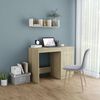 vidaXL Desk Sonoma Oak Engineered Wood 39.4 in x 19.7 in x 29.9 in