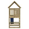 vidaXL Outdoor Playset Natural wood Vacuum pressure treated pinewood Large