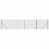 vidaXL Wire Mesh Fence with Flange Anthracite 7.2x32.8'