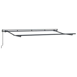 vidaXL Awning Frame Anthracite 13.1'x 6.6'Metal