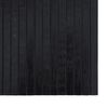 vidaXL Rug Black Bamboo, Polypropylene 27.6 x 196.9 in
