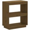 vidaXL Book Cabinet Honey brown Solid pine wood Medium Book Cabinet