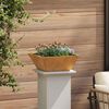 vidaXL Garden Planter 5 pcs Rusty 15.75 x 15.75 x 5.91 in