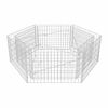 vidaXL Gabion Raised Bed Silver Galvanized Steel 63x55.1x19.7 in