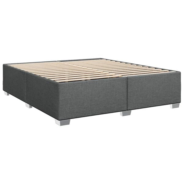 vidaXL Bed Frame Dark Gray