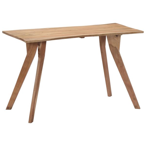 vidaXL Dining Table 47.2"x22.8"x29.9" Solid Acacia Wood