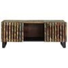 vidaXL Coffee Table Natural Wood Solid Acacia Wood 39.4x21.7x15.7 in
