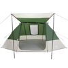 vidaXL Camping Tent with Roof Green 189.76 x 141.73 x 89.37 in Taffeta