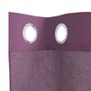 vidaXL Voile Curtains with Grommets 2 pcs Purple 55.1x96.5"