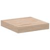vidaXL Floating Shelf Oak veneer Engineered wood with oak veneer Small