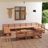 vidaXL Garden Lounge Set Honey brown Solid pinewood Large Modular