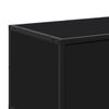 vidaXL TV Cabinet Black Engineered wood, metal Large TV Cabinet