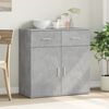 vidaXL Sideboard Concrete Gray 31.1"x15"x31.5" Engineered Wood