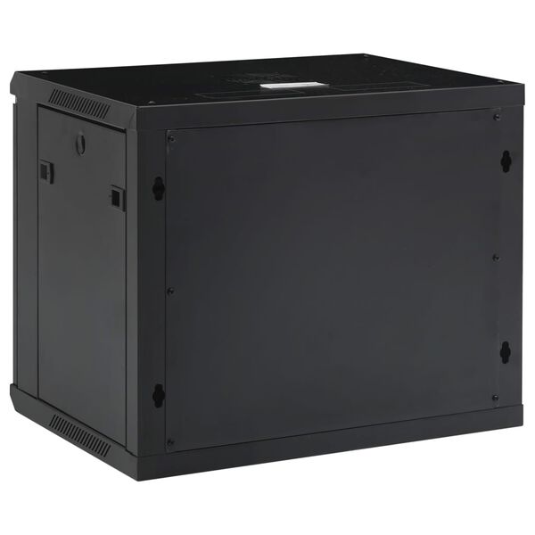 vidaXL 9U Wall Mounted Network Cabinet 19" IP20 23.6"x17.7"x20.1"