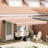 vidaXL Retractable Awning Multicolour 157.48 x 118.11 in