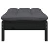 vidaXL Garden Lounge Set Black, Anthracite