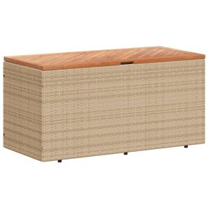 vidaXL Garden Storage Box Beige and Brown