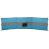 vidaXL Camping Windbreak Blue 192.9x48.4" Waterproof