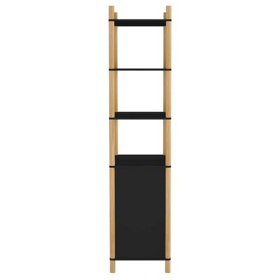 vidaXL Highboard Black 23.6"x15.7"x68.1" Engineered Wood