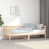 vidaXL Day Bed Natural Wood Solid Pine Wood, Plywood Twin