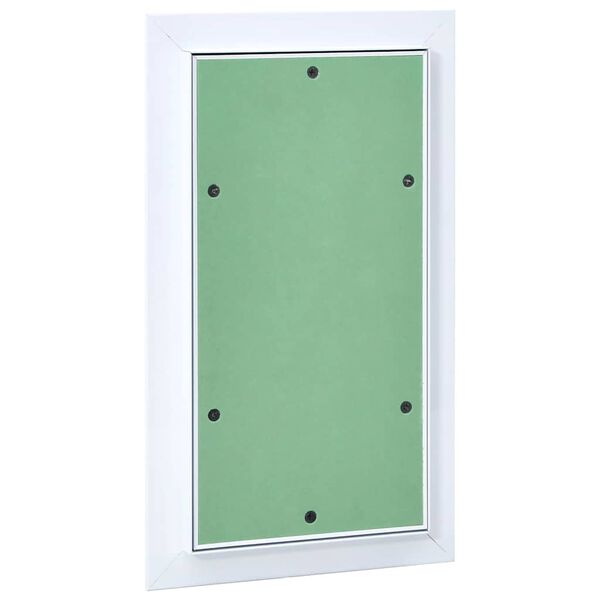 vidaXL Access Panel White 25 x 45 cm Aluminium and Plasterboard