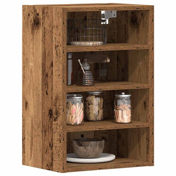 vidaXL Hanging Cabinet Old wood Engineered wood Medium Hanging Cabinet