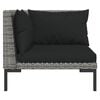 vidaXL Garden Lounge Set Dark Gray