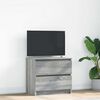 vidaXL TV Cabinet Grey Sonoma Engineered Wood Small TV Cabinet