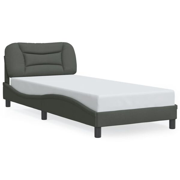 vidaXL Bed Frame Dark grey