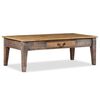vidaXL Coffee Table Solid Wood Vintage 46.5"x23.6"x15.7"