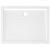 vidaXL Shower Base Tray with Dots White 35.4"x27.6"x1.6" ABS