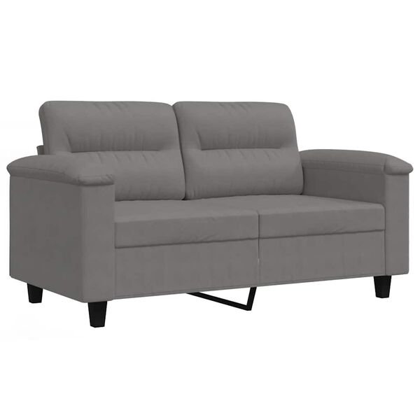 vidaXL 2-seater Sofa Dark Grey