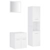 vidaXL Bathroom Furniture Set White Engineered wood Standard