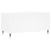 vidaXL Coffee Table White Engineered Wood 35.4 in x 17.5 in x 17.7 in