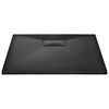vidaXL Shower Base Tray SMC Black 35.4"x35.4"
