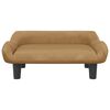 vidaXL Kids Sofa Brown Velvet, Foam, Solid Pine Wood Mini Durable