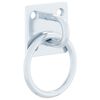 vidaXL Hitching Ring Silver Steel Tough Hitching Ring Circular