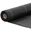 vidaXL Weed Membrane Black with Green Stripes 100% Polypropylene