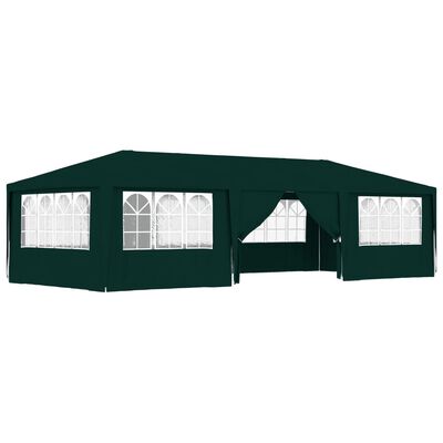 vidaXL Professional Party Tent with Side Walls 13.1'x29.5' Green 0.3 oz/ft²