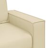 vidaXL Sofa Cream 38.98 x 30.71 x 33.07 in Fabric