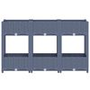 vidaXL Large Blue Grey Raised Bed Polypropylene Spacious